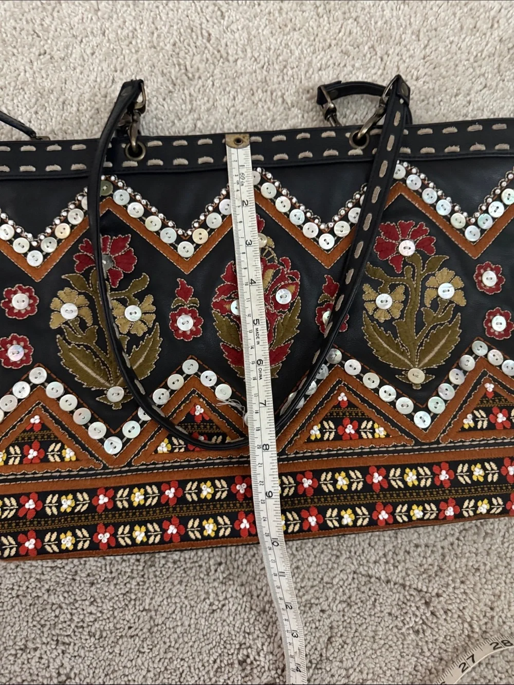 Isabella Fiore embellished leather bag